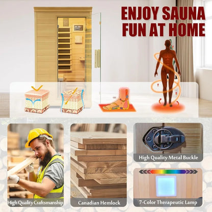 Infrared Wood Sauna Room