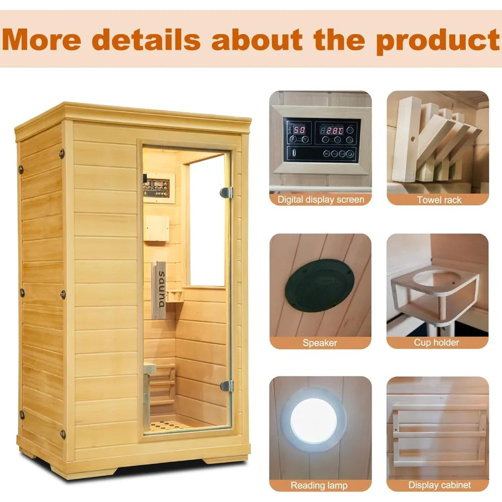 Infrared Wood Sauna Room